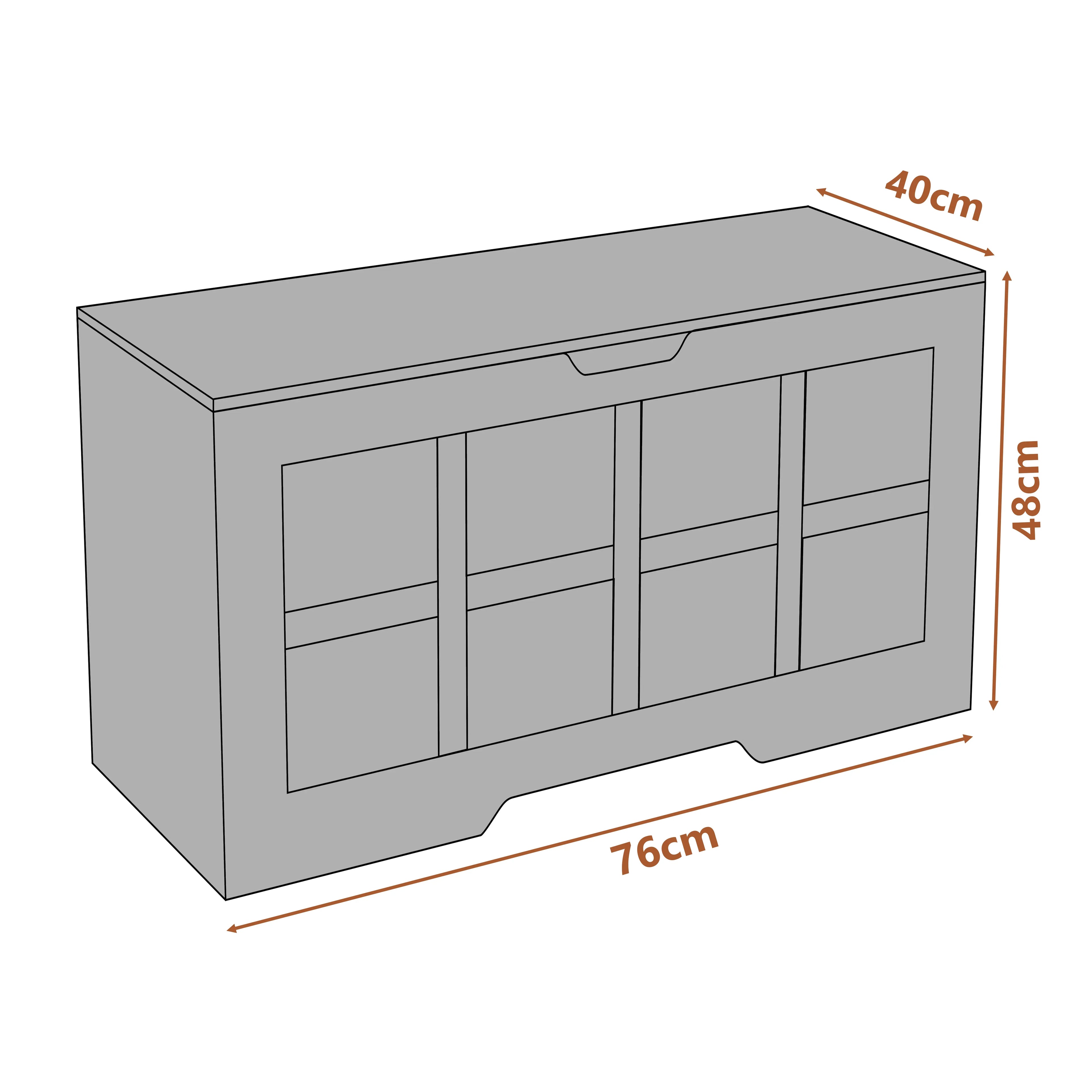 Kids Toy Box  – Shaker Blanket Box Bench Storage Chest Trunk